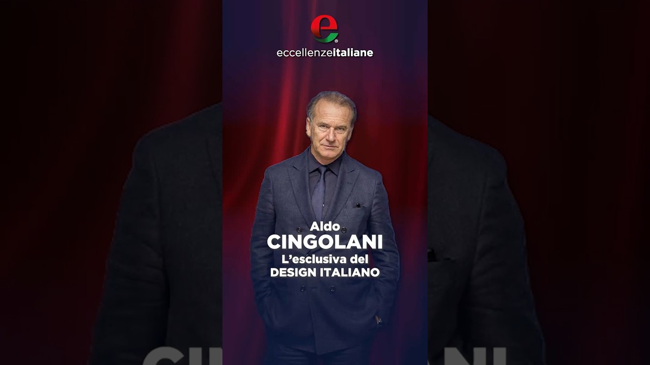 aldo cingolani lesclusiva del de - Eccellenze Italiane TV