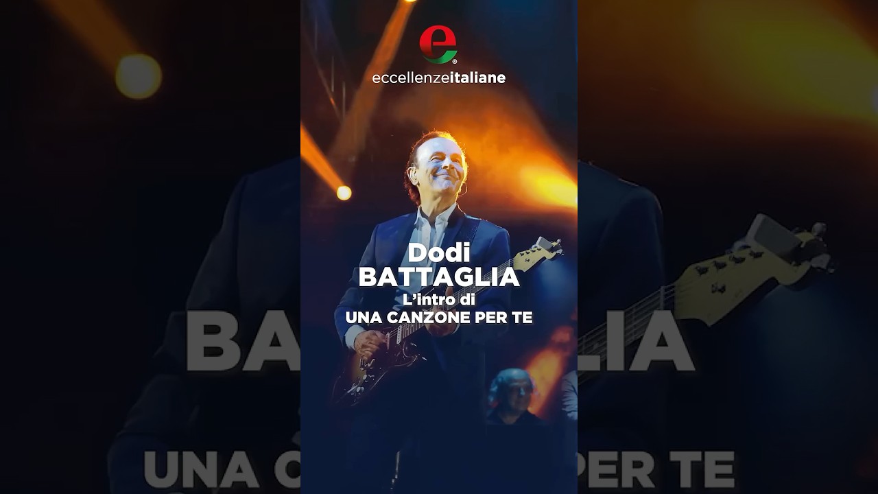 Miniatura video: l'intro di Una canzone per te - Dodi Battaglia | Eccellenze Italiane