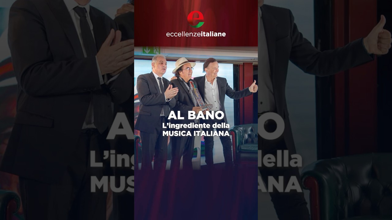 al bano lingrediente della music - Eccellenze Italiane TV